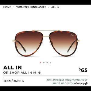 Quay All In sunglasses